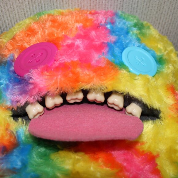 3/$188❤️Fuggler BIGG FUGG Oogah Boogah Rainbow Plush Toy Ugly Monster Tie-dye - Picture 4 of 16